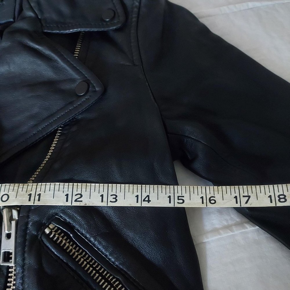 NWT All Saints Balfern Biker jacket, black, US 4 - Picture 16 of 16
